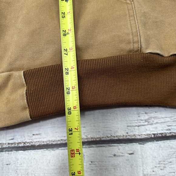 Vintage Carhartt Jacket Mens 4XL Brown Duck J131 Hoodie Union Michigan‎ USA VGC - Picture 15 of 16